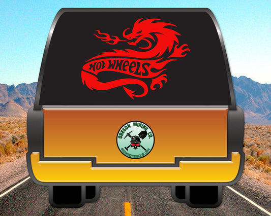 Hot Wheels Dragon, Auto Vinyl Decal