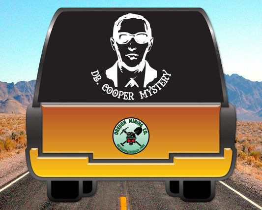 DB Cooper Mystery Vinyl Decal