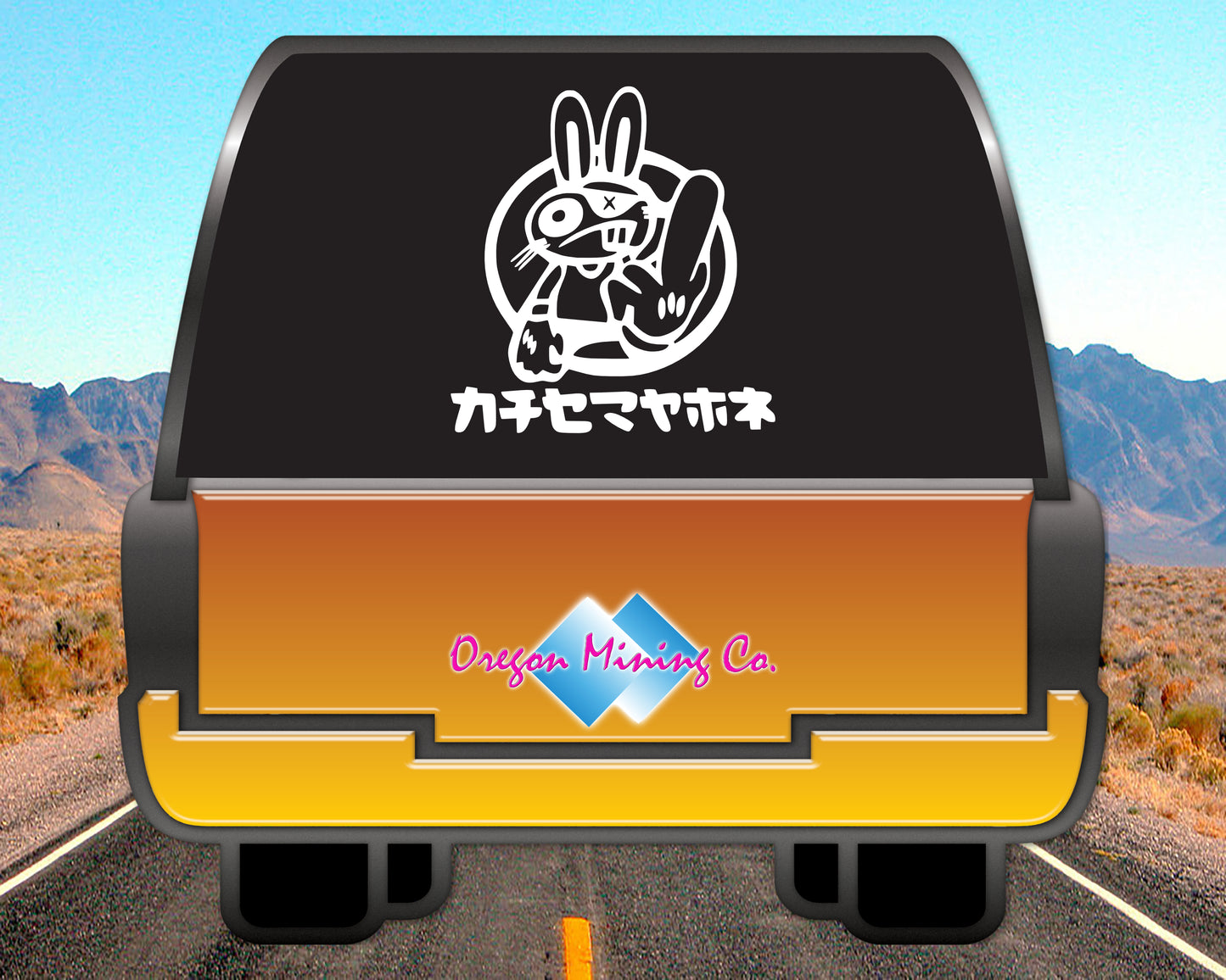 JDM Rabbit, Auto Vinyl Decal