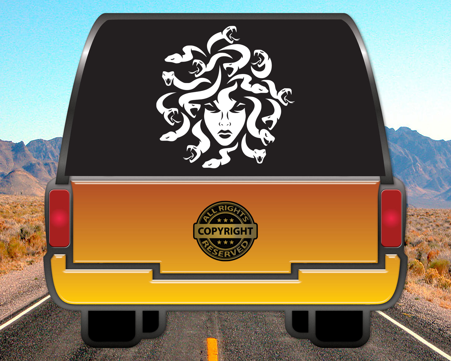 Medusa, Vinyl Decal