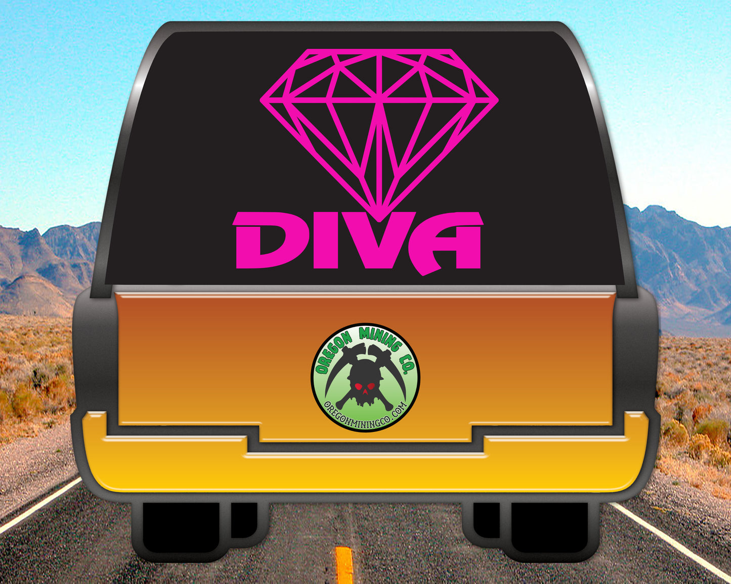 Diamond Diva, Vinyl Decal