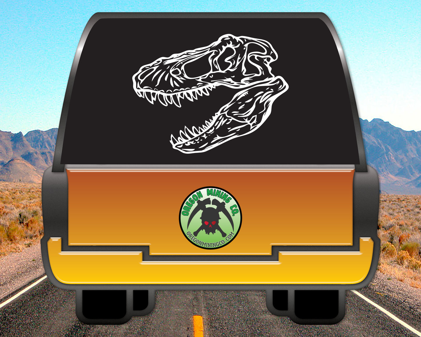 Dinosaur Skull, Vinyl Decal