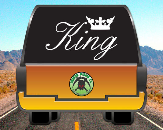 King, Vinyl Decal