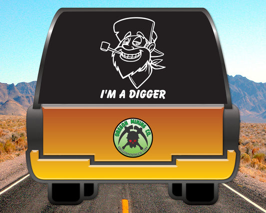 I'M A DIGGER Vinyl Decal