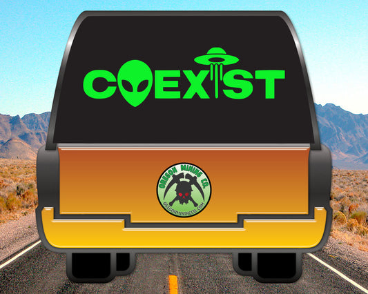 Alien Coexist Vinyl Decal