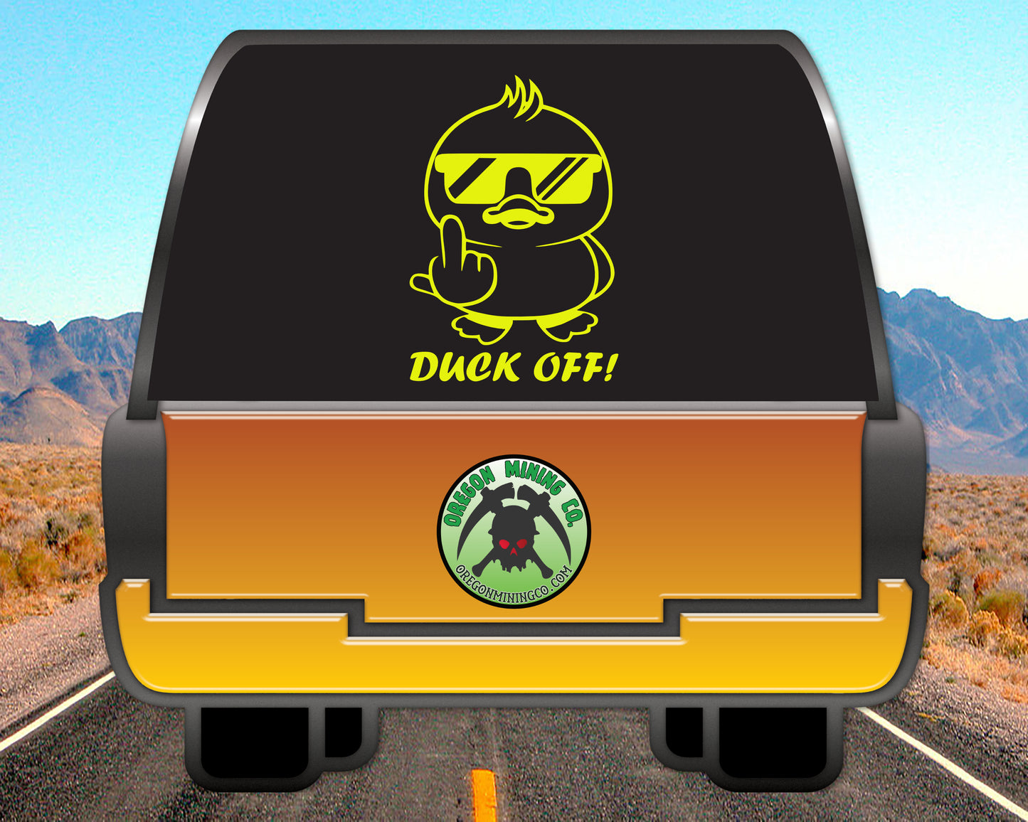 Duck Off! Vinyl Decal