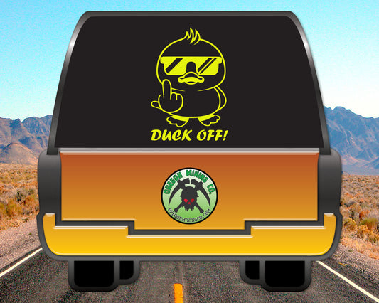 Duck Off! Vinyl Decal