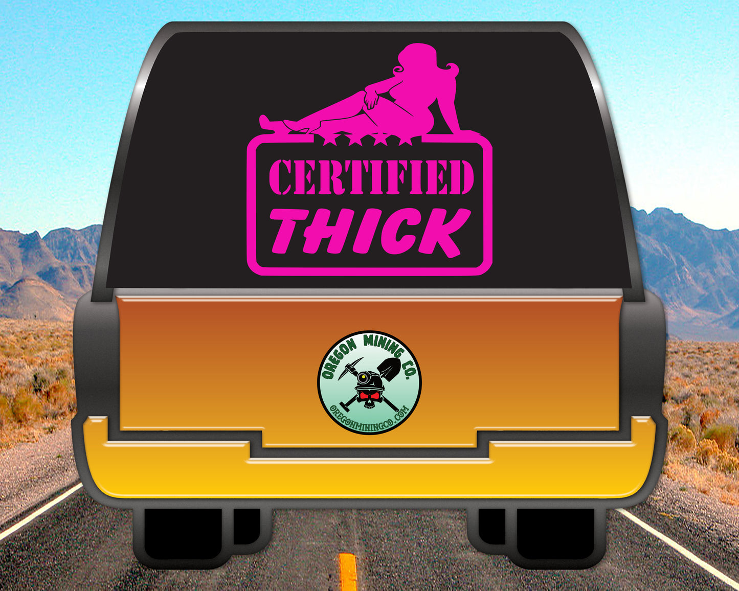 Certified Thick,Vinyl Decal