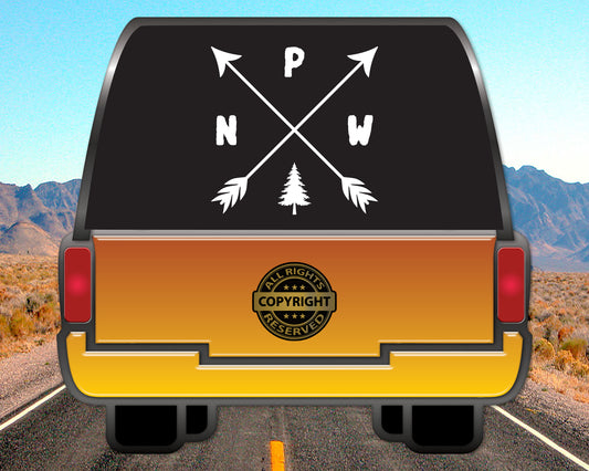 PNW, Vinyl Decal