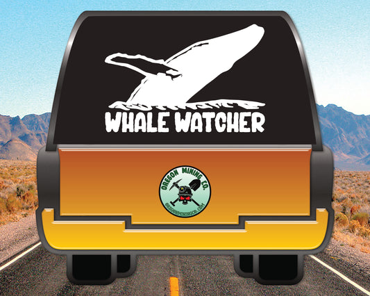 Whale Watcher Vinyl Decal