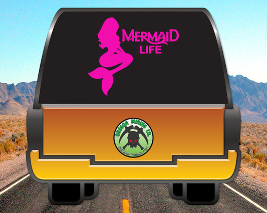 Mermaid Life Vinyl Decal