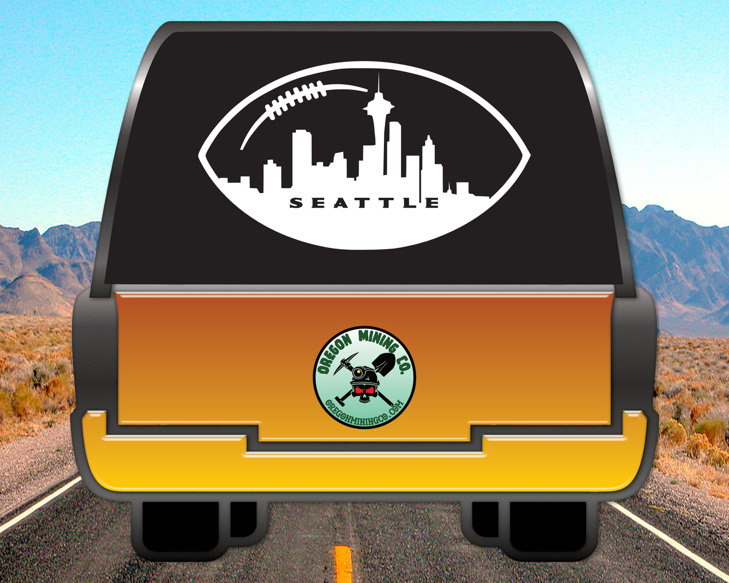 Seattle Football Vinyl Decal