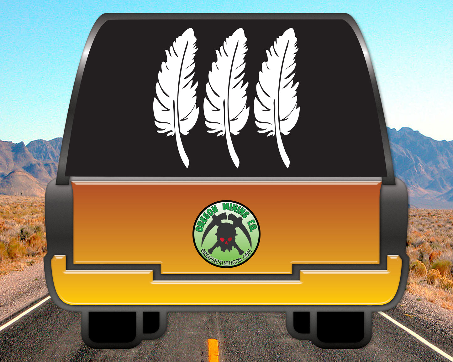 Feathers Vinyl Decal