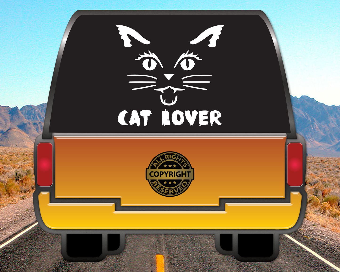 Cat Lover, Vinyl Decal