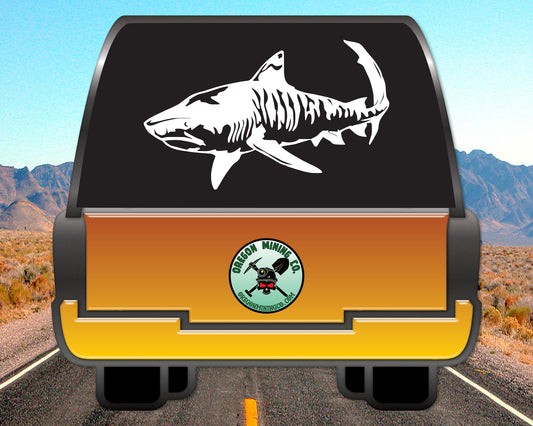 Tiger Shark Vinyl Decal