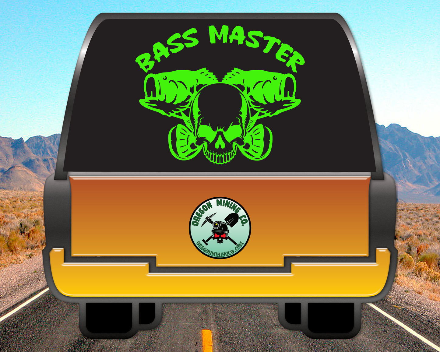 Bass Master Vinyl Decal