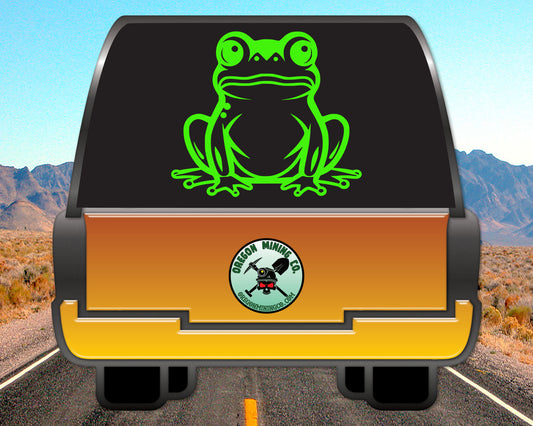 Frog Vinyl Decal