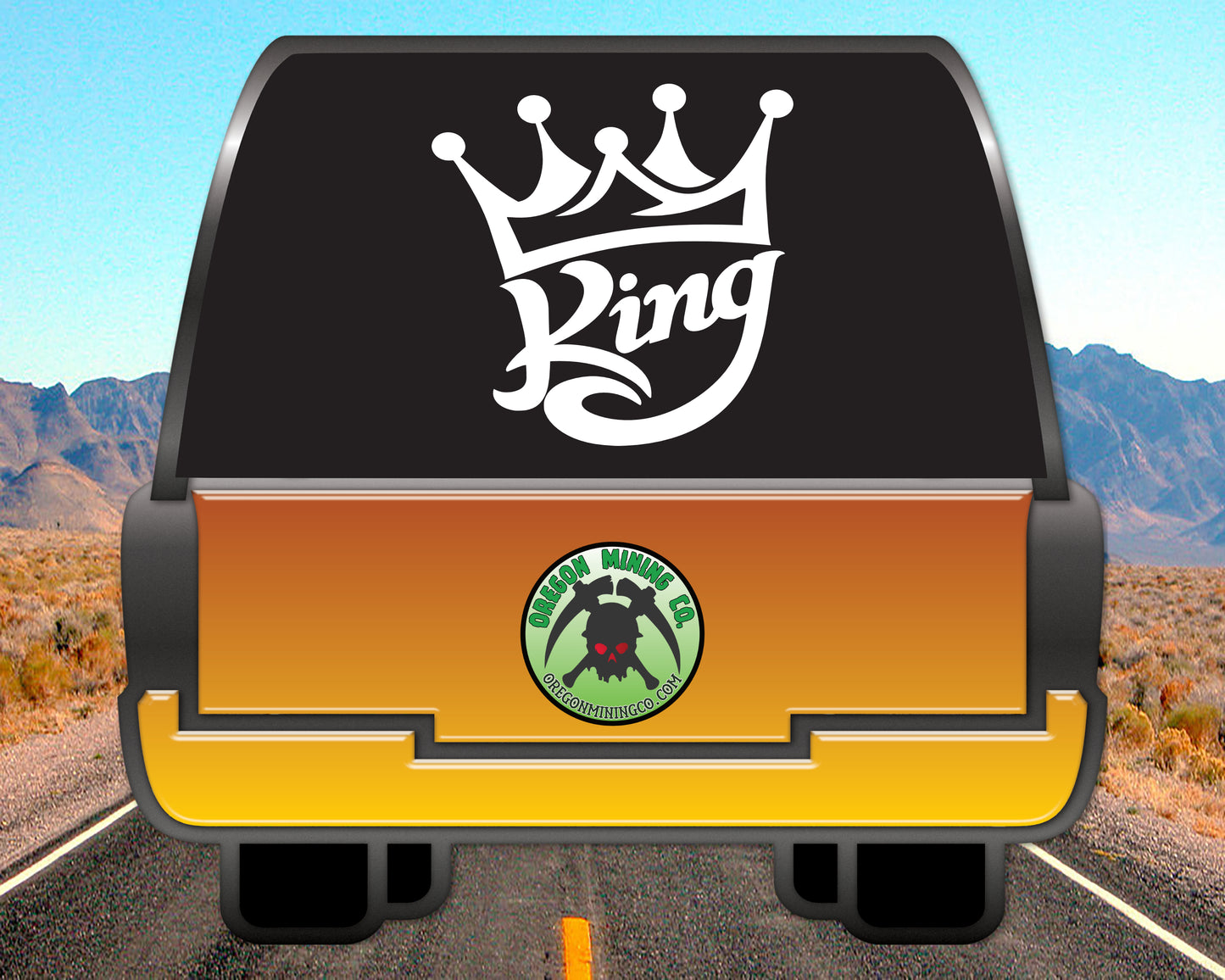 King Vinyl Decal