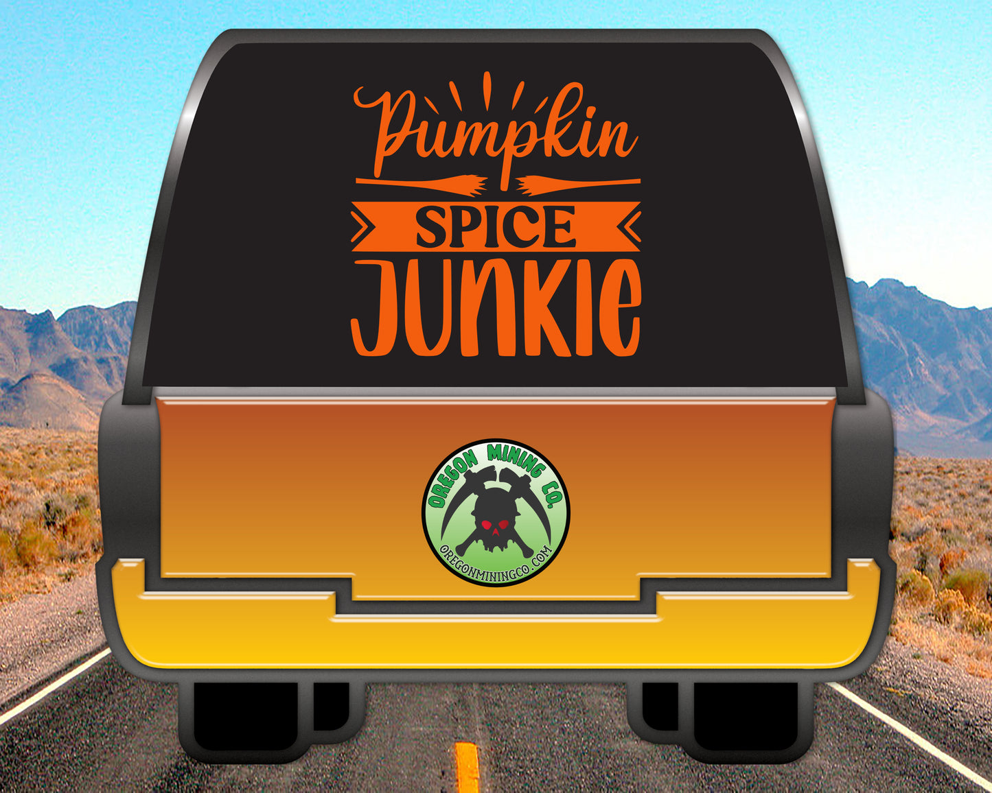 Pumpkin Spice Junkie, Vinyl Decal