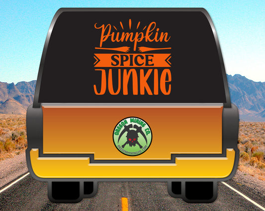 Pumpkin Spice Junkie, Vinyl Decal