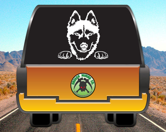 Siberian Husky Vinyl Decal