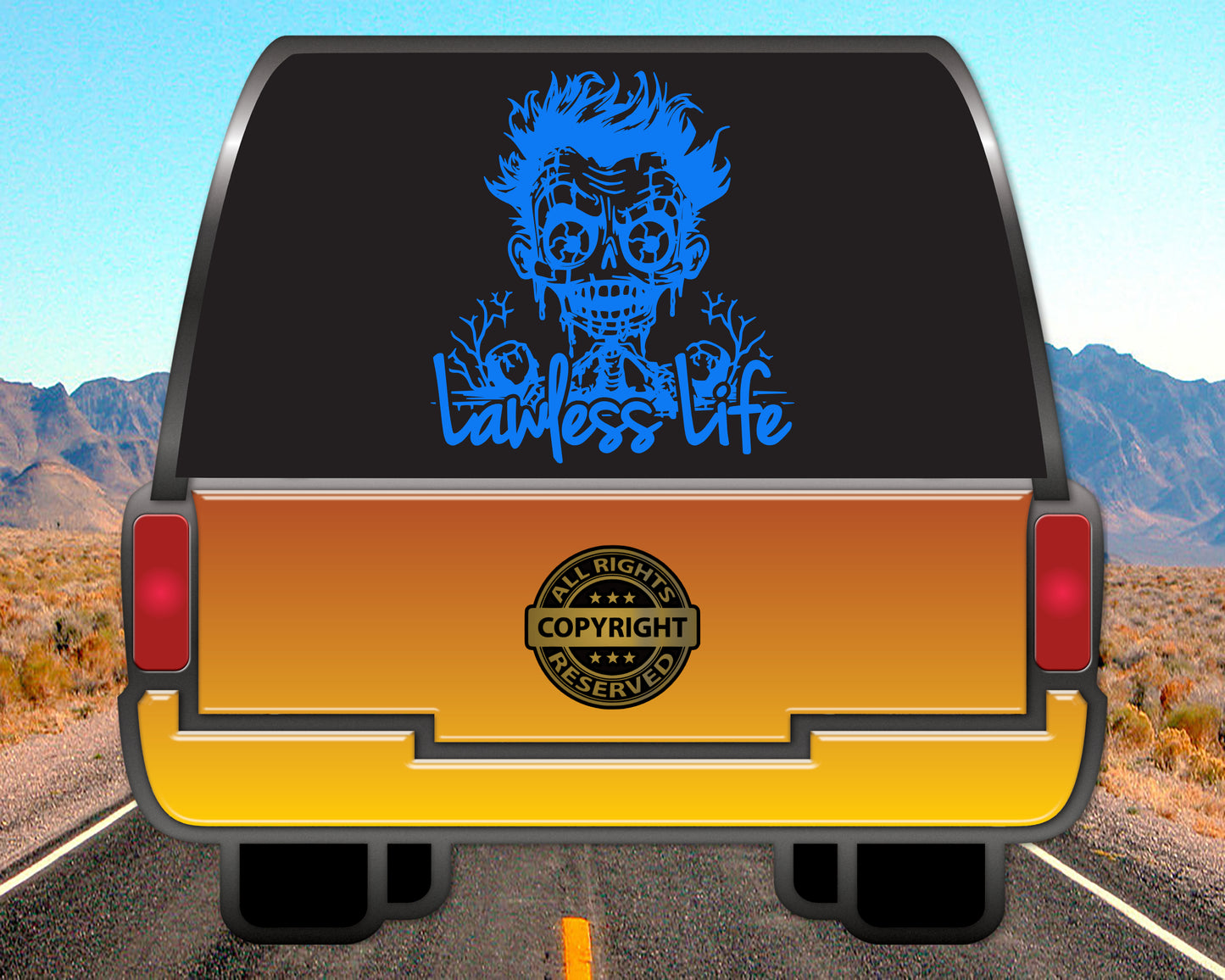 Lawless Life, Vinyl Decal