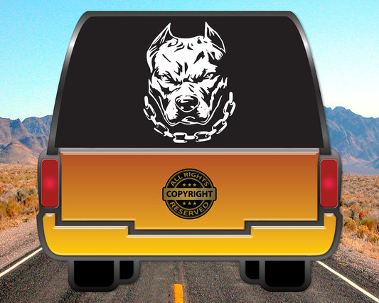 Pitbull, Vinyl Decal