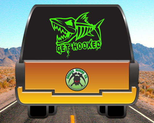 Get Hooked, Vinyl Decal