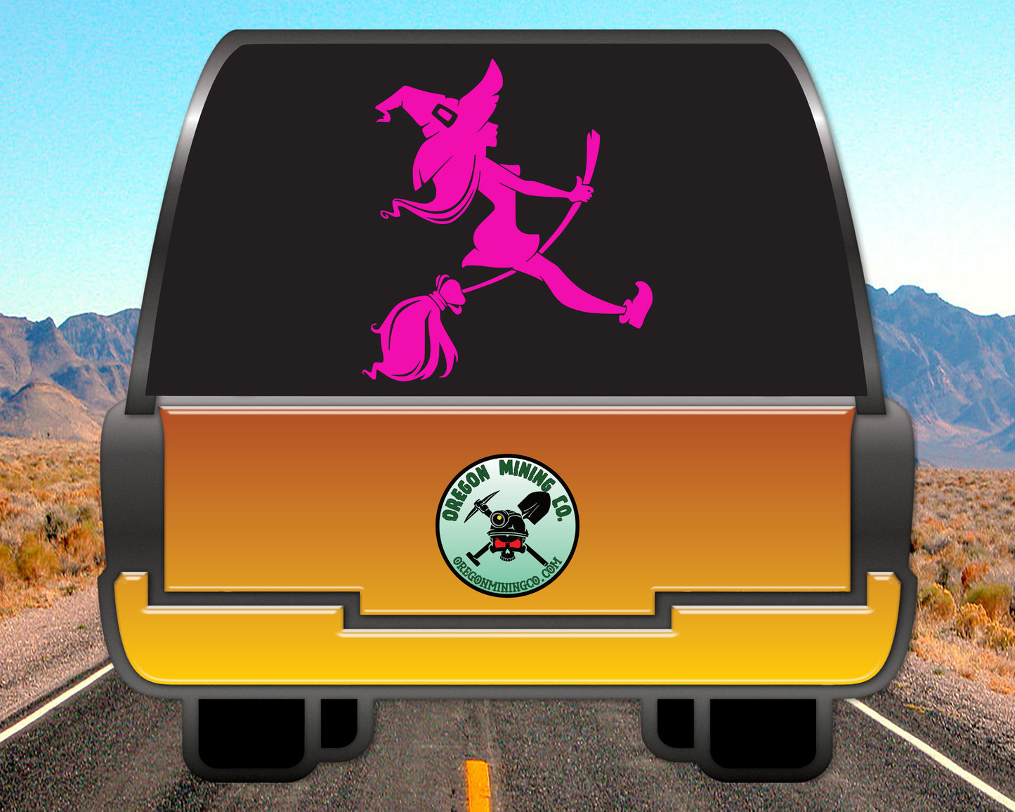 Witch Vinyl Decal