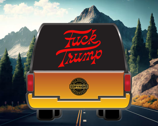 Fuck Trump, Vinyl Decal