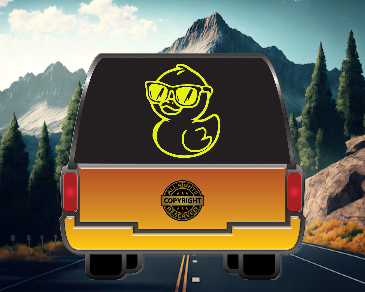 Rubber Duck, Vinyl Decal