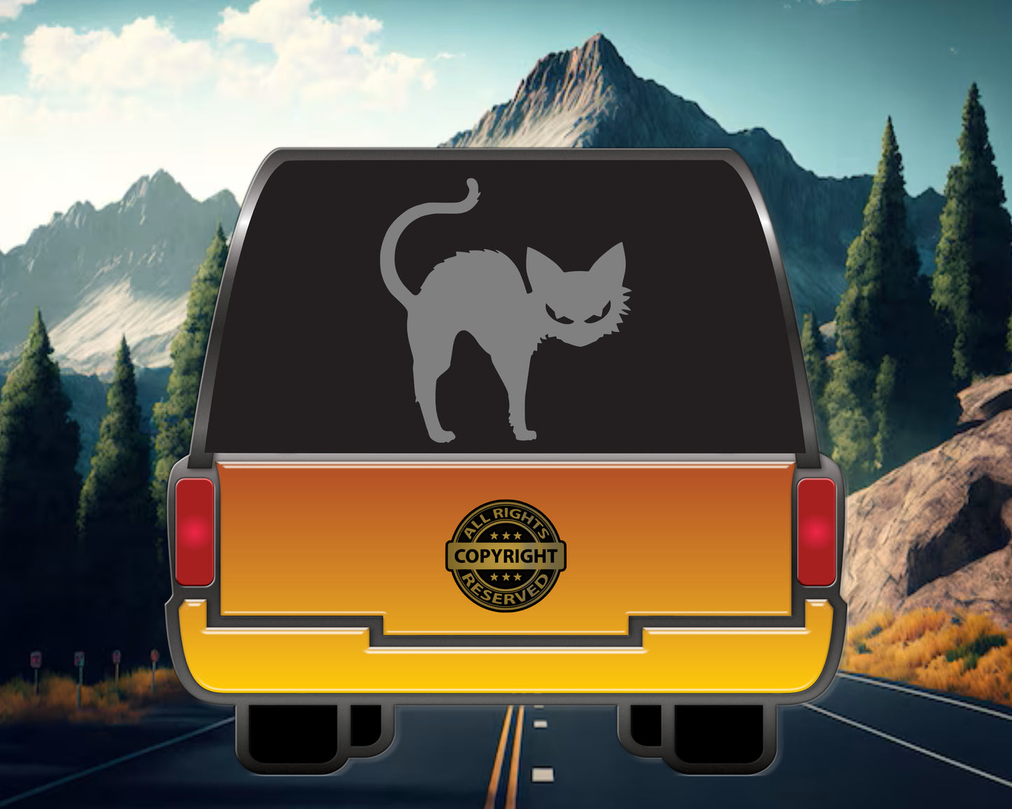 Black Cat, Vinyl Decal