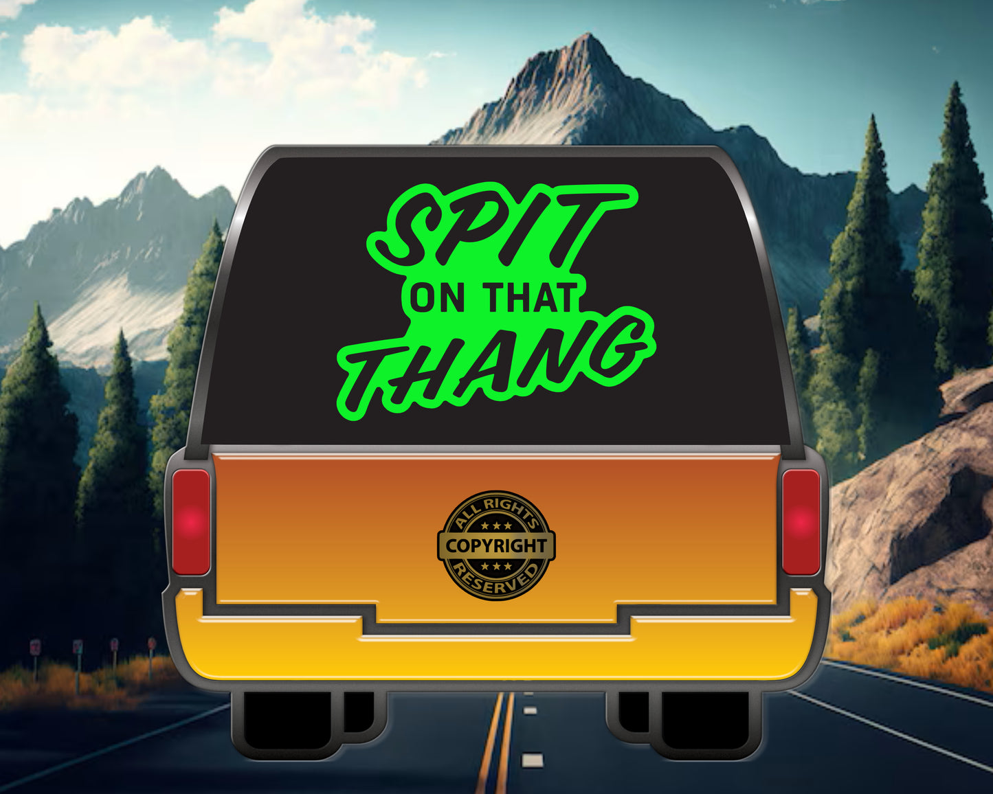 Spit on that Thang, Vinyl Decal