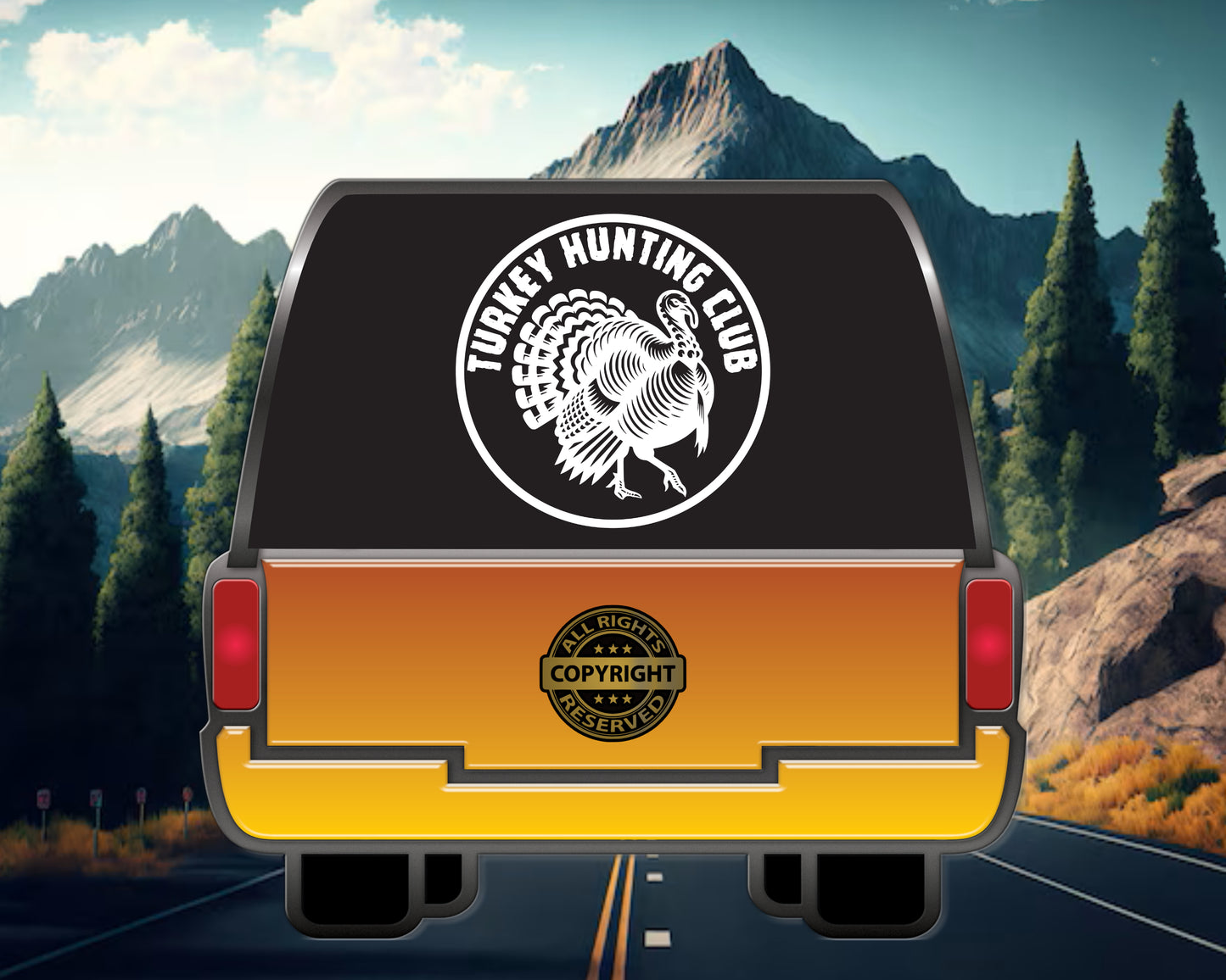 Turkey Hunting Club, Vinyl Decal