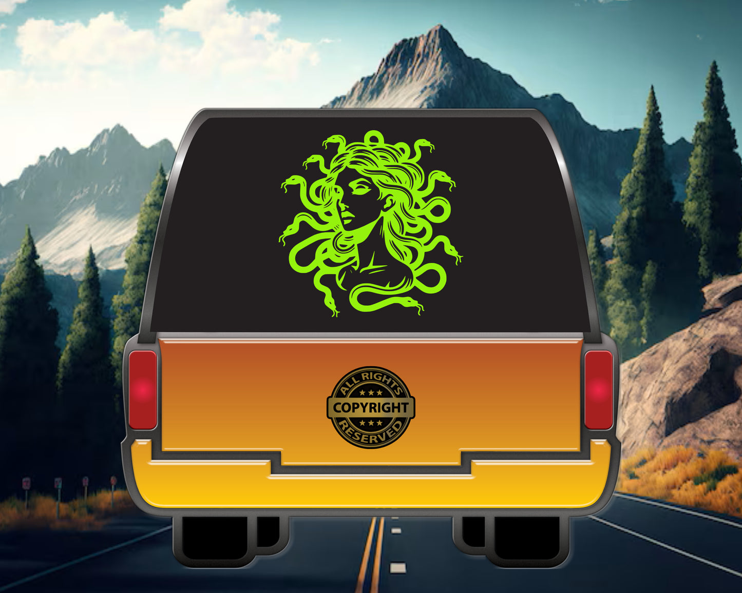 Medusa, Vinyl Decal